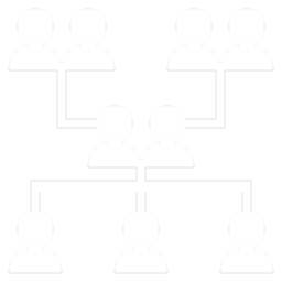 Icône de généalogie par quartier — recherche ascendante complète